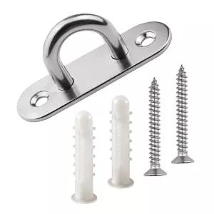 스텐 U 고리 피스 세트 칼블럭 다용도 패드아이 벽 천장 고정용 스테인리스 브라켓 U자형 타원형