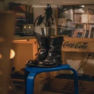 엔지니어부츠 서비스부츠 앵글 택티컬 웨스턴 빅사이즈 남성반부츠 브라운 방한화 소가죽 워크