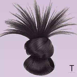 로우번 집게핀 가시번 헤어핀 뒷머리 볼륨 부분 가발 똥머리