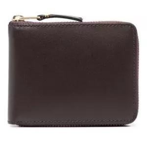 그레인드 레더 지퍼 지갑 SA7100 BROWN