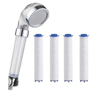 리셀 NEW 100 수압상승 녹물제거 샤워기(필터포함)+필터 3개