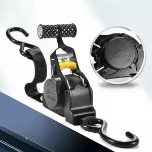 화물 자동 회수 신축 고정 밴드 접이식 화물차고정용 텐셔너 스트랩