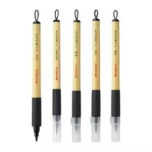 지그 쿠레타케 비모지 붓펜 ZIG-XT2-10S 굵기세 (1개입) 아이라이너붓