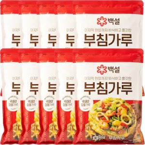 백설 부침가루 1kg 10개