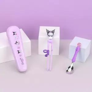 더스틱맥스 유아젓가락 스푼케이스3P세트 쿠로미)