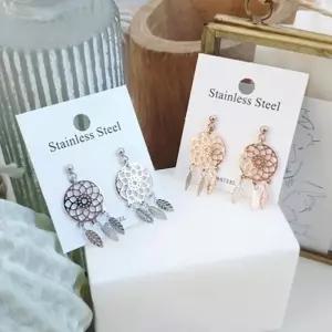 [이어넥핸즈] 써지컬스틸 드림캐쳐 목걸이.귀걸이