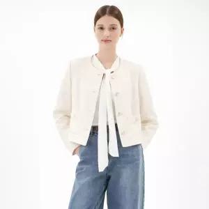 [롯데백화점]케네스레이디 [정상가 ; 329,000] 재키플 라운드넥 자켓 (EVJKPD98)