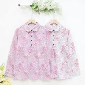 [그랜스타일] 할머니옷 봄 면 잔꽃 카라티셔츠 70대80대90대 엄마 일상복 생신선물 요양원