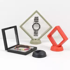 투명 필름 악세사리 액자 케이스 액세서리 압화 3D 입체 주얼리 쇼케이스 돌반지