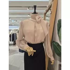 [리안뉴욕]S/S 라운드넥시스루리본블라우스 RUBWBLGA010[35734089]