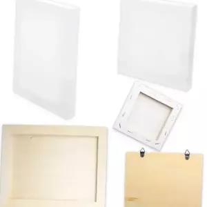 그림 액자 직사각형 나무그림 인테리어 캔버스 액자 무지 정사각형 그림용 벽걸이 공예용 아크릴 탁상 유화