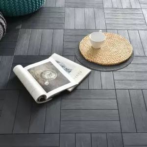 헤링본타일 데크타일 18P 조립식마루 베란다데크타일