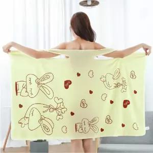 원피스형샤워타올 어린이 비치 가운 물놀이 흡수력