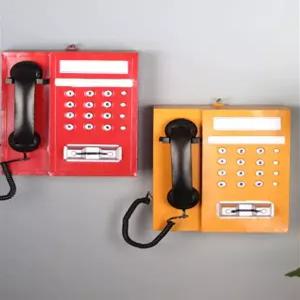 공중 전화기 레트로 복고풍 촬영용 소품 데코 장식품 모형 빈티지