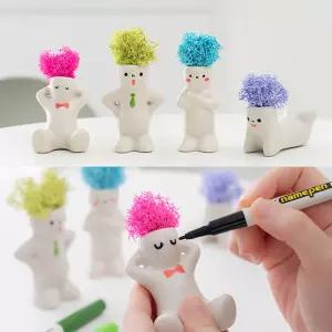 모스 인형 화분 만들기 미니 식물 인형 인테리어 소품 장식 꾸미기