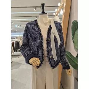 [리안뉴욕]S/S V넥크롭트위드자켓 RUBWJKGA060[35748356]