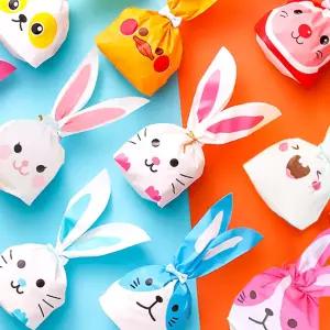 쿠키 포장지 선물 구디백 답례품 비닐 봉투 킨더조이 간식 과자 선물용 OPP 중형 소형