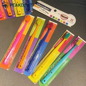 5pcs 울트라 소프트 마이크로 화이버 칫솔 세트 스위스 스타일 고밀도 수동 부드러운 청소 및 잇몸 케어 홈