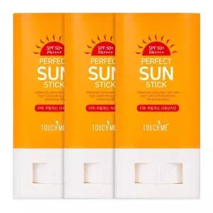 터치미 퍼펙트 자외선 차단 데일리 선스틱 20g 총 3개 /유기자차 씨투와이