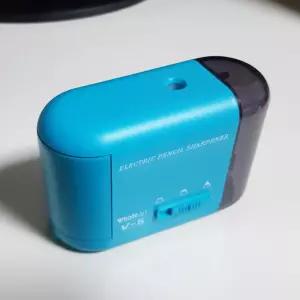 ELM-V5 블루 휴대용 전동 자동 홀아트 연필깎이