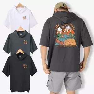 엠블룩 반팔 후드 ASH-라이프인내추럴