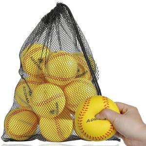 아디잠 폼 야구공 - 청소년 초보자를 위한 9인치 소프트 연습용 티볼 12팩 던지기, 잡기, 타격 연습에 안전합니다