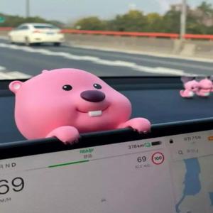 잔망루피 차량용 피규어 걸이형 네비 모니터 캐릭터 자동차 인테리어 꾸미기