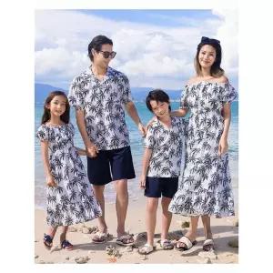 가족시밀러룩 휴양지 커플룩 여행 여름 휴가 가족여행 해변 여행룩 패밀리룩