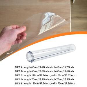 투명 테이블 커버 2mm 두께 책상 매트 방수 방유 보호용 PVC 테이블보 식탁용 나이트 스탠드 주방용