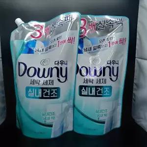 다우니 실내건조 세탁 세제 1.4L 2개 리필