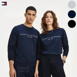 타미힐피거 자수로고 맨투맨 자수로고 티셔츠