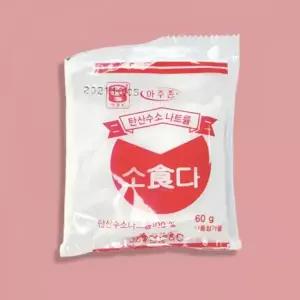 파우더 소다 탄산수소나트륨 식용 식품용 베이킹 60g 달고나용