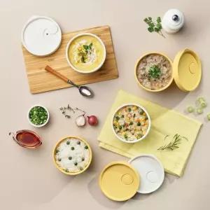 실리만 냉동실 정리 아이스웨이 실리콘 냉동밥 용기 240ml X6