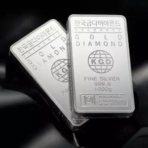 [한국금다이아몬드] [무이자 최대 24개월] 실버바 AG 1000g 1kg 999.9 은투자 은시
