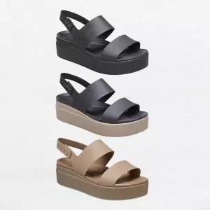 [크록스] 여성 브루클린 로우 웨지 3종 택1(25SWSD206453) 2205377