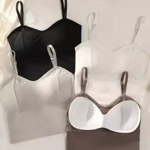 [라일리의류] Rly 여성 회색 끈브라탑 크롭 요가 필라테스 여름