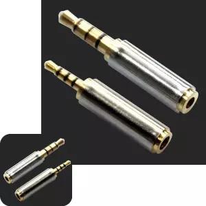 유바라 오디오 스테레오변환 스피커 억스선 음향 사운드단자 젠더 케이블 2.5-3.5