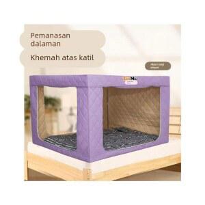 침대텐트 난방텐트 침대 텐트 패드 방음 보온 방한 두꺼운 실내방한텐트 방한텐트