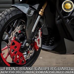 프론트 브레이크 켈리퍼 가드 장식 커버 보호 오토바이 액세서리 혼다 ADV350 2022-2024 FORZA350
