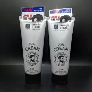 엘라스틴 맨인매트 셋앤볼륨 그루밍 컬크림 150g 2개