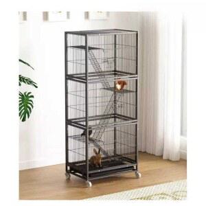 슈가글라이더 케 친칠라 사육장 대형 다람쥐집 600형 2층 패키지1 블랙