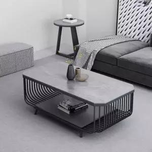 대리석 테이블 거실 소파테이블 좌식 사각 커피 카페