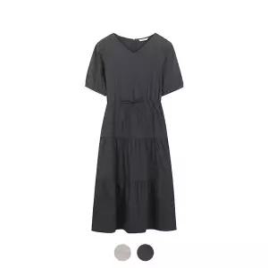 폴햄 여성 브이 티어드 원피스_PHE2OO2220 431574