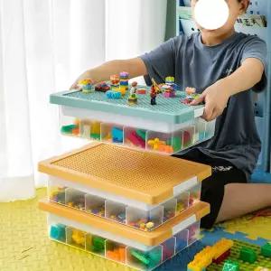 레고정리박스 보관함 장난감 투명 블록 정리 레고통 상자 블럭