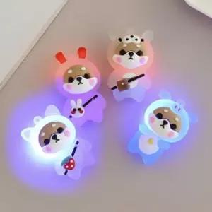 드라이브 골프 티꽂이 캐릭터 야광 티 마커 용품 세트