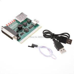 PC 컴퓨터 마더보드 진단 카드, USB PCI LCD 오류 코드 디스플레이 테스터 분석기, POST 카드, 2 자리 비트