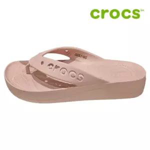 [크록스]크록스 쪼리 슬리퍼 e7- 208395-606  바야 플랫폼 플립