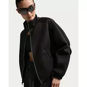 NIKE 나이키 스포츠웨어 여성 오버사이즈 플리스 트랙 재킷 - 블랙/블랙 - IF0654-010 2111385