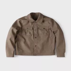 [빠니깔레][리퍼브] 버튼 피유 레더 재킷 M-ACJP10