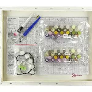 명화그리기 페인팅 피포 40x50 유화 세트 액자 그림 풍경화 초보 색칠 아크릴화 캔버스 하기 쉬운 도안rps8